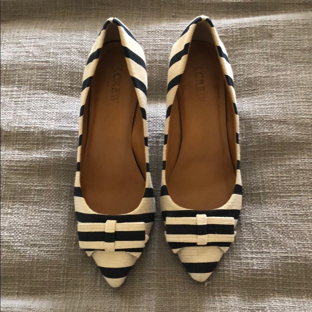 J.Crew Bow Pumps